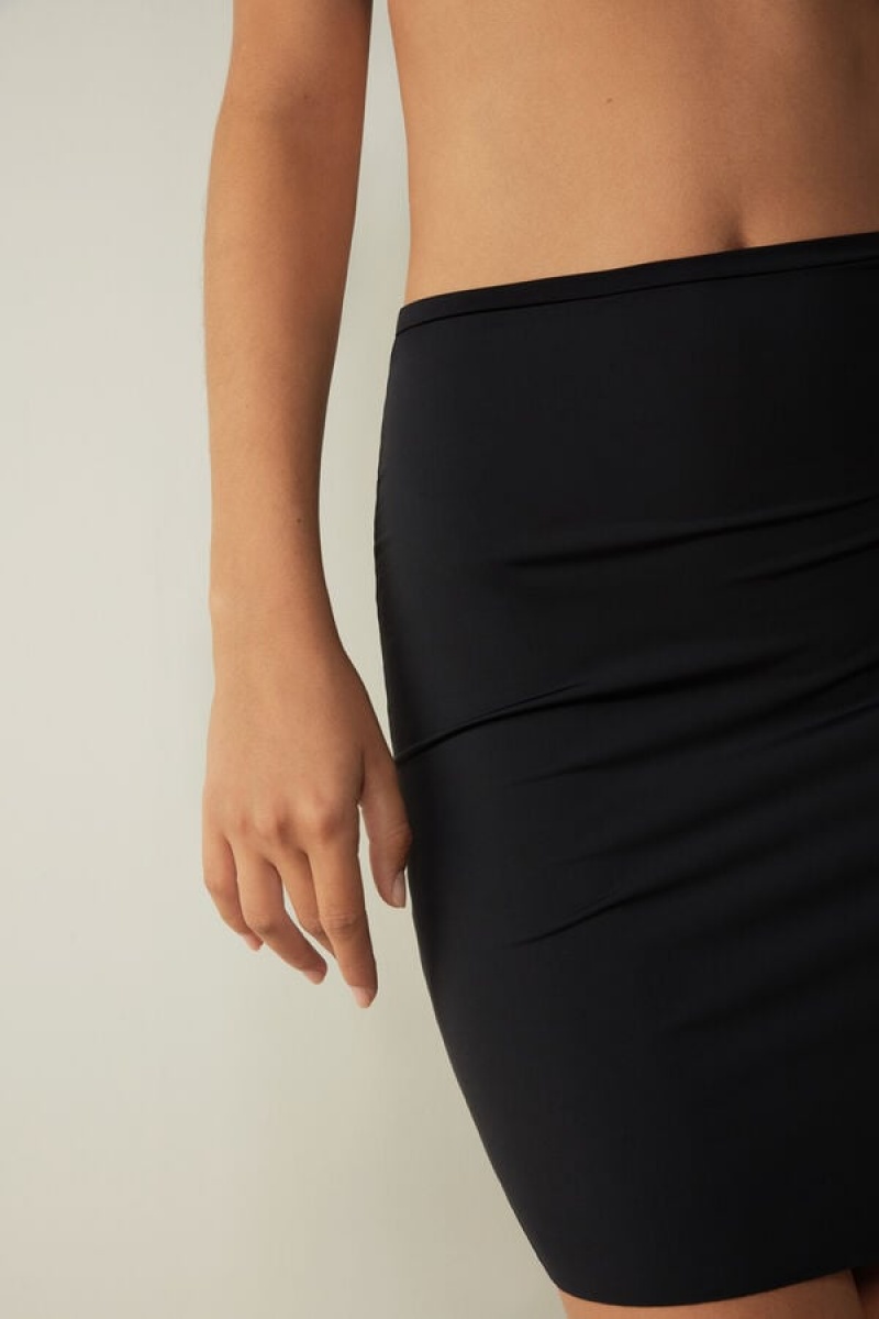 Intimissimi Skirt in Microfiber Zwart | TNLPQ38594